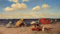 At the Seaside impressionism William Merritt Chase Beach